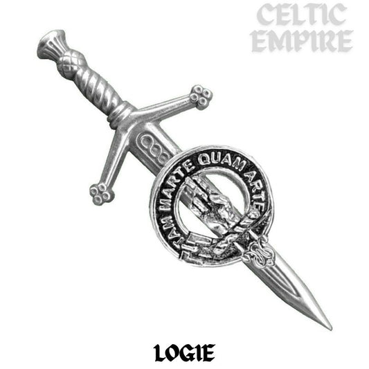 Logie Scottish Small Family Clan Kilt Pin