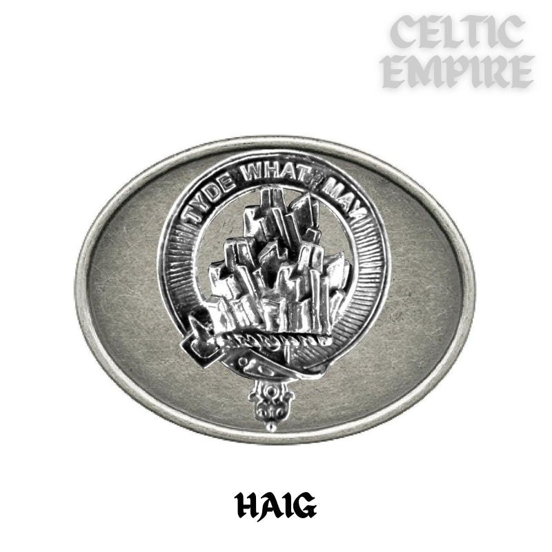 Haig Family Clan Crest Regular Buckle