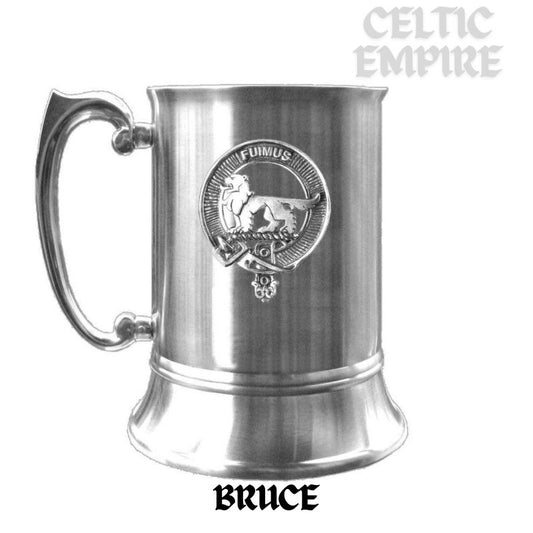 Bruce Scottish Family Clan Crest Badge Tankard