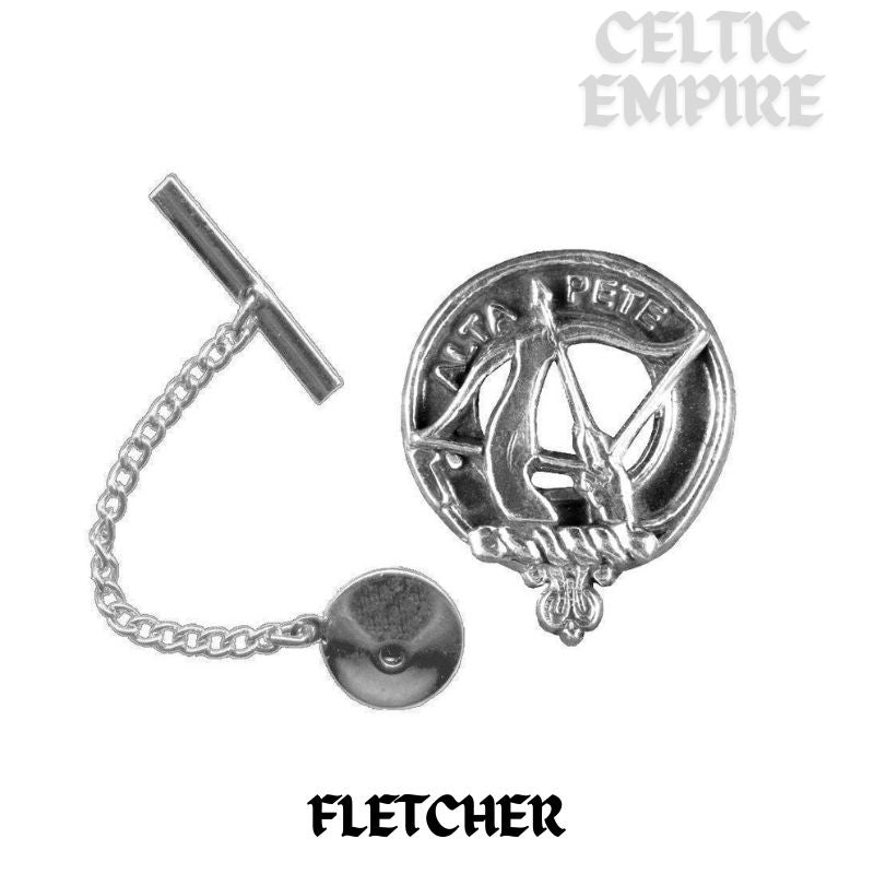 Fletcher Family Clan Crest Scottish Tie Tack/ Lapel Pin