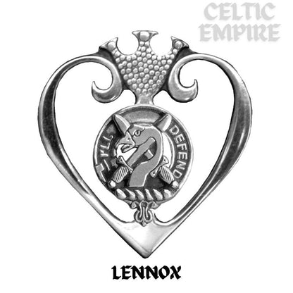 Lennox Family Clan Crest Luckenbooth Brooch or Pendant