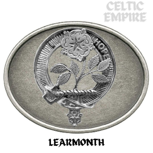 Learmonth Family Clan Crest Regular Buckle