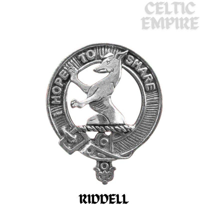 Riddell Family Clan Crest Scottish Tie Tack/ Lapel Pin