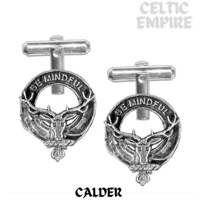 Calder Scottish Family Clan Crest Cufflinks
