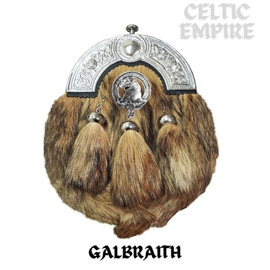 Galbraith Scottish Family Clan Crest Badge Dress Fur Sporran