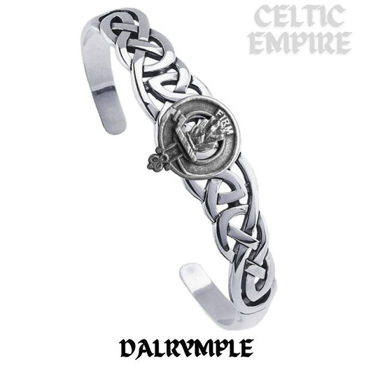 Dalrymple Family Clan Crest Celtic Cuff Bracelet