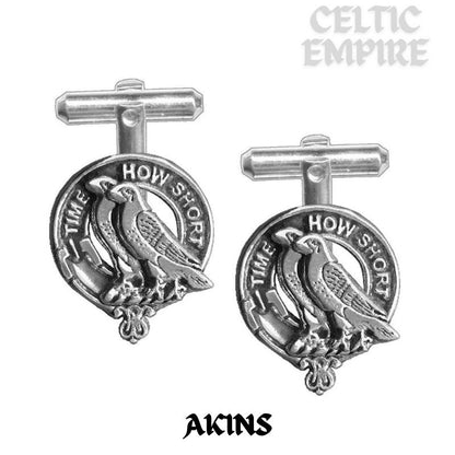 Akins Scottish Family Clan Crest Cufflinks