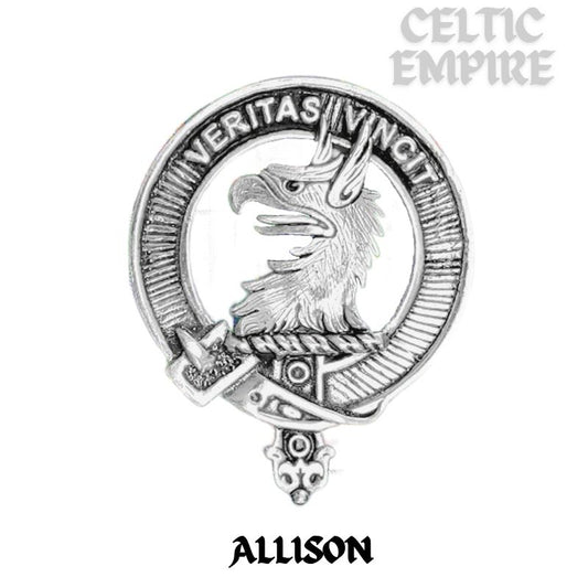 Allison Family Clan Crest Scottish Cap Badge