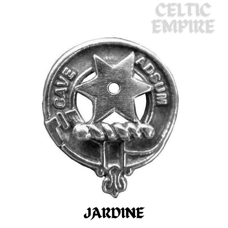 Jardine Family Clan Black Stainless Key Ring