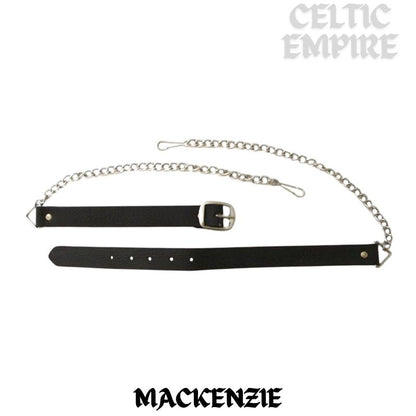 MacKenzie Scottish Family Clan Badge Sporran, Leather