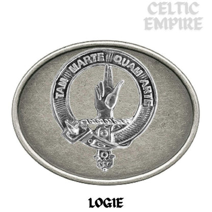 Logie Family Clan Crest Regular Buckle