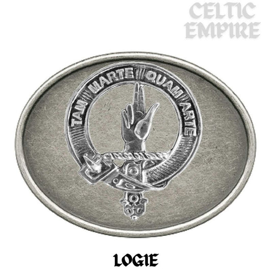 Logie Family Clan Crest Regular Buckle