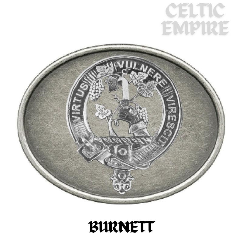 Burnett Family Clan Crest Regular Buckle