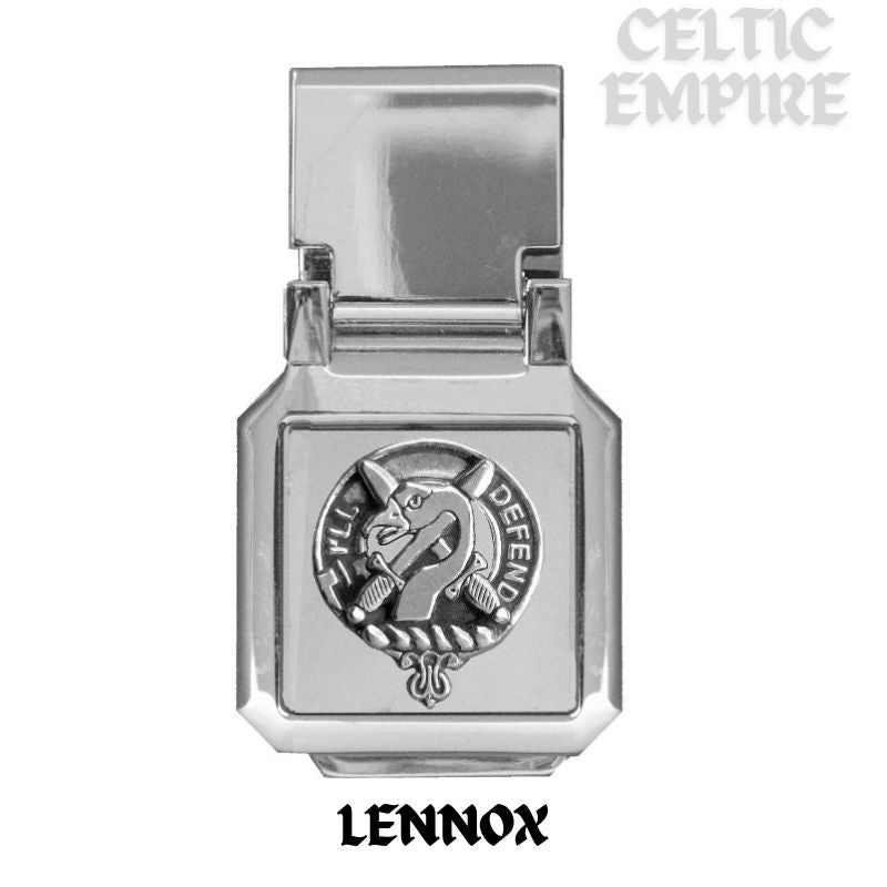 Lennox Scottish Family Clan Crest Money Clip