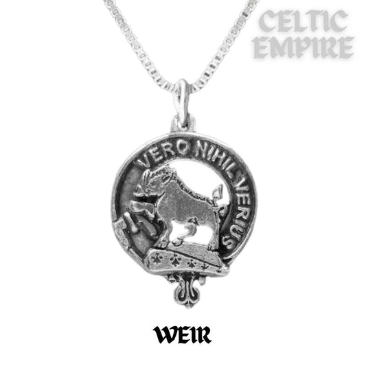 Weir Family ClanCrest Scottish Pendant