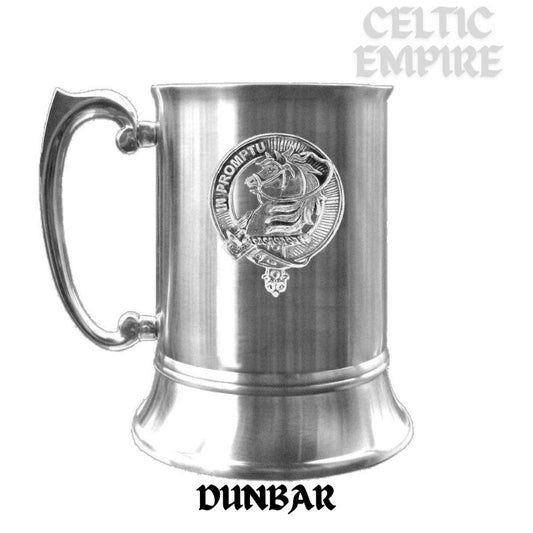 Dunbar Scottish Family Clan Crest Badge Tankard