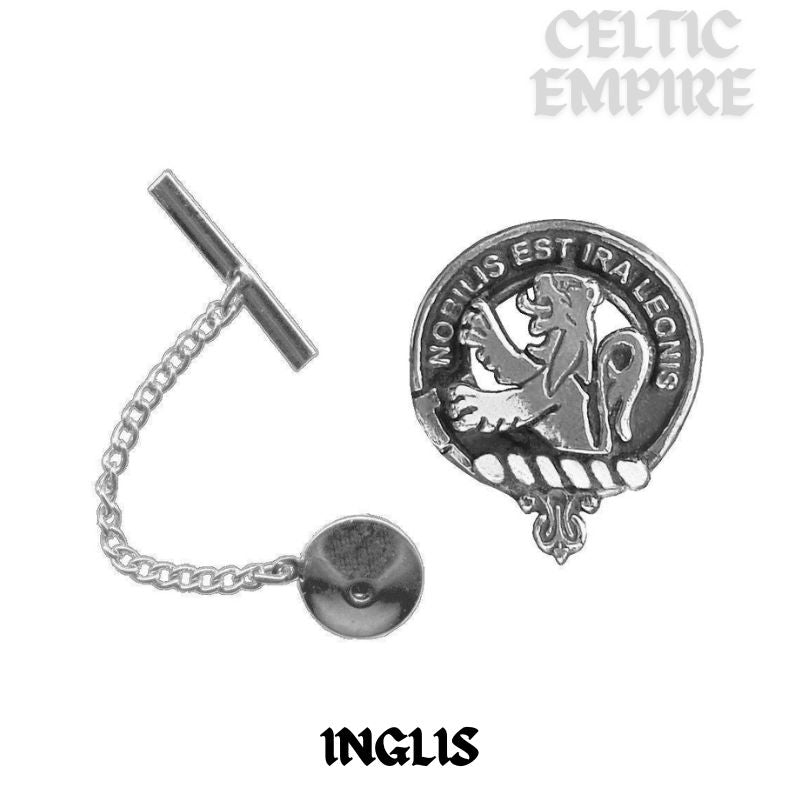 Inglis Family Clan Crest Scottish Tie Tack/ Lapel Pin