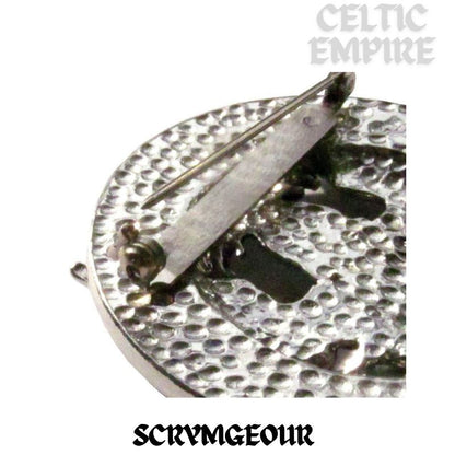 Scrymgour Family Clan Crest Scottish Cap Badge