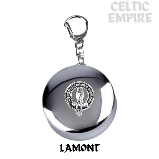 Lamont Scottish Family Clan Crest Folding Cup Key Chain