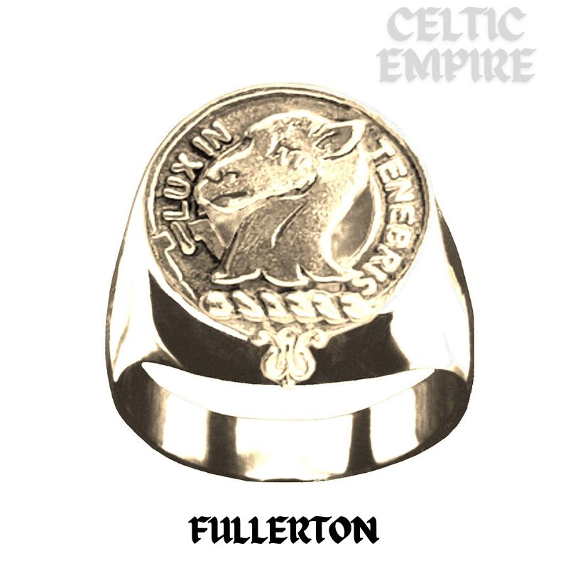 Fullerton Scottish Family Clan Crest Ring