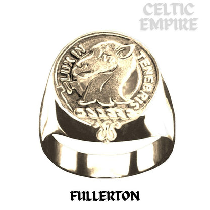 Fullerton Scottish Family Clan Crest Ring