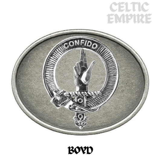 Boyd Family Clan Crest Regular Buckle