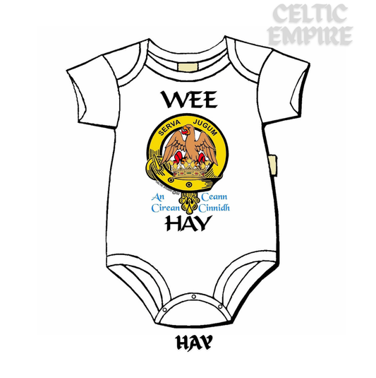 Hay Scottish Family Clan Crest Baby Jumper