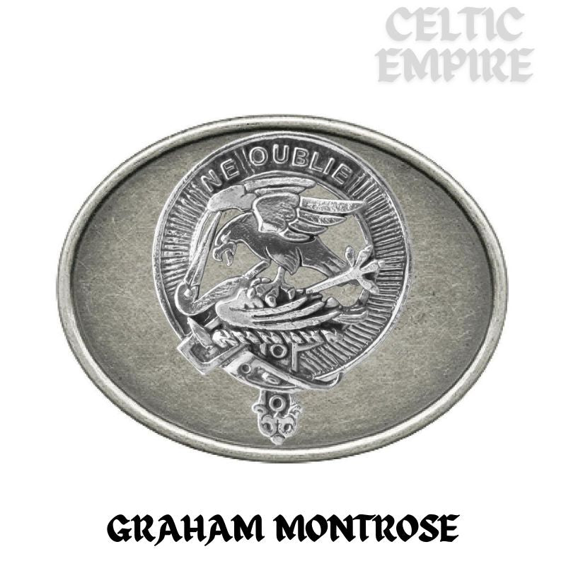 Graham Montrose Family Clan Crest Regular Buckle