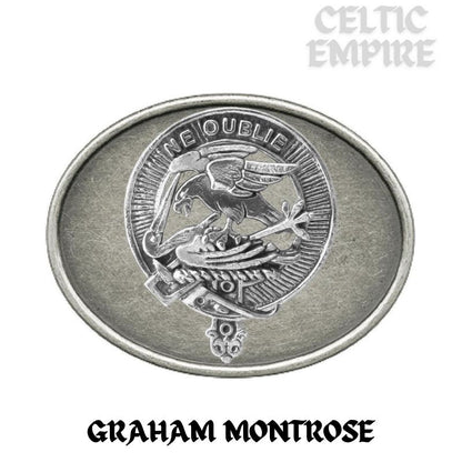 Graham Montrose Family Clan Crest Regular Buckle