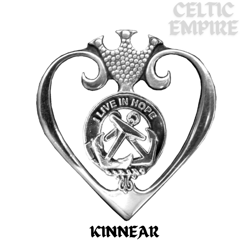 Kinnear Family Clan Crest Luckenbooth Brooch or Pendant