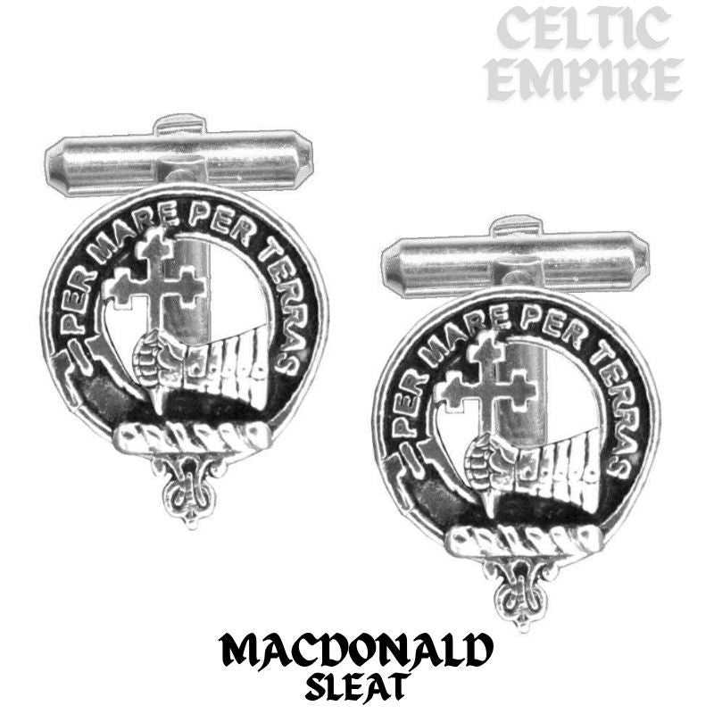 MacDonald (Sleat) Scottish Family Clan Crest Cufflinks