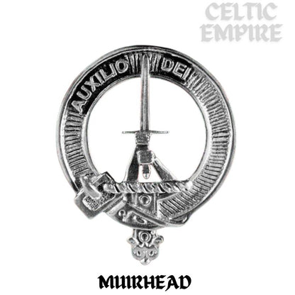 Muirhead Family Clan Crest Badge Whiskey Decanter
