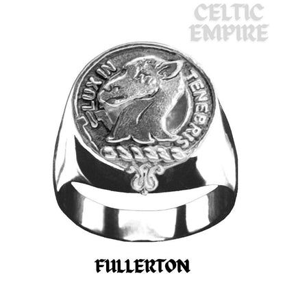 Fullerton Scottish Family Clan Crest Ring