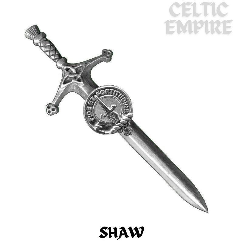 Shaw Family Clan Crest Kilt Pin, Scottish Pin