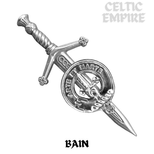 Bain Scottish Family Small Clan Kilt Pin