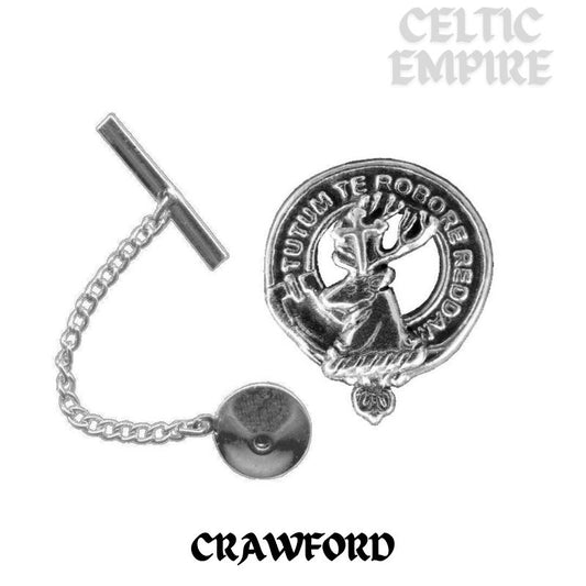 Crawford Family Clan Crest Scottish Tie Tack/ Lapel Pin