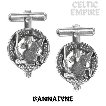 Bannatyne Scottish Family Clan Crest Cufflinks