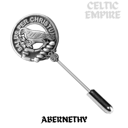 Abernethy Family Clan Crest Stick or Cravat pin, Sterling Silver