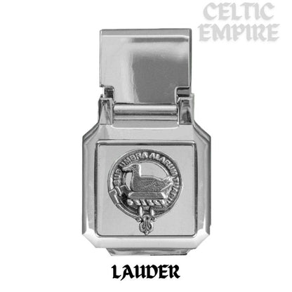 Lauder Scottish Family Clan Crest Money Clip