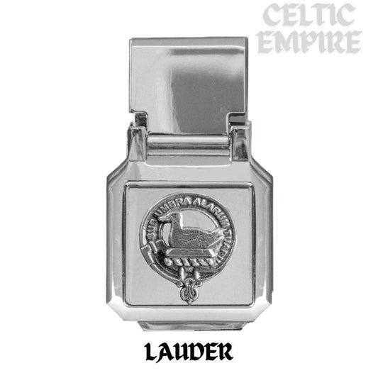 Lauder Scottish Family Clan Crest Money Clip