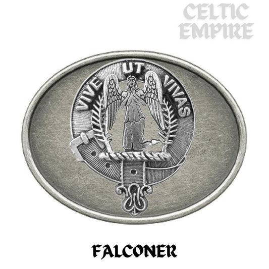 Falconer Family Clan Crest Regular Buckle ~ All Clans