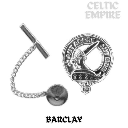 Barclay Family Clan Crest Scottish Tie Tack/ Lapel Pin