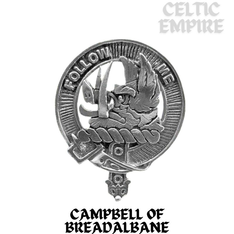 Campbell Breadalbane Family Clan Black Stainless Key Ring