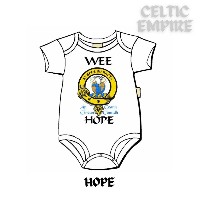 Hope Scottish Family Clan Crest Baby Jumper