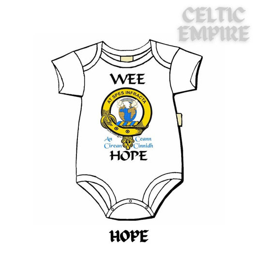 Hope Scottish Family Clan Crest Baby Jumper