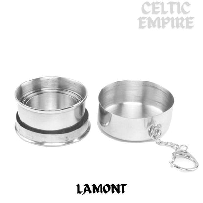 Lamont Scottish Family Clan Crest Folding Cup Key Chain