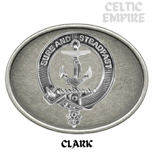 Clarke Family Clan Crest Regular Buckle
