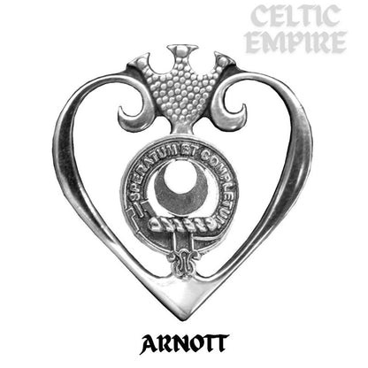 Arnott Family Clan Crest Luckenbooth Brooch or Pendant