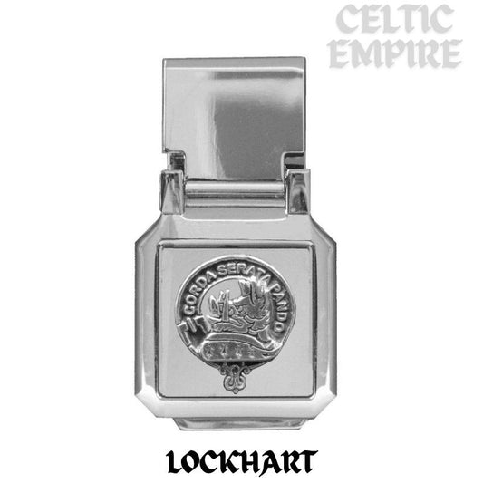 Lockhart Scottish Family Clan Crest Money Clip