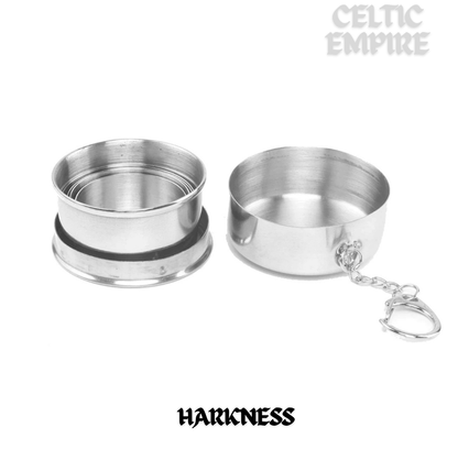 Harkness Scottish Family Clan Crest Folding Cup Key Chain